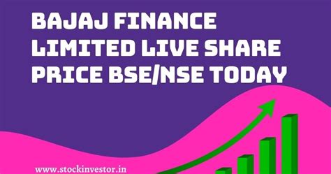 bajaj finance ltd share price nse